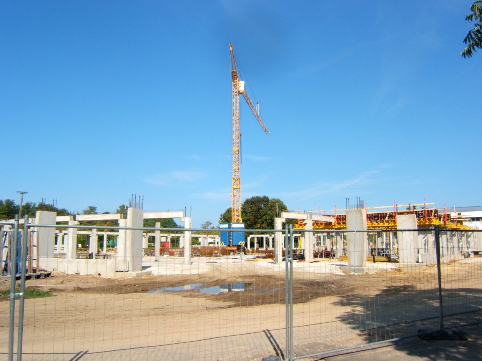 Kaposvár, az épülő Kaposvár Aréna