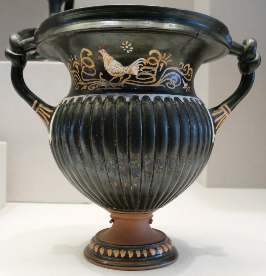 Kantharos, southern Italy, Apulia, c. 300 BCE, terracotta, Gnathia ware