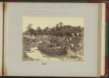 Kanalisatie der Alor Dindang, Kwala Begoemit, opgemeten en geniveleerd door M. v, Bestanddeelnr 803 16