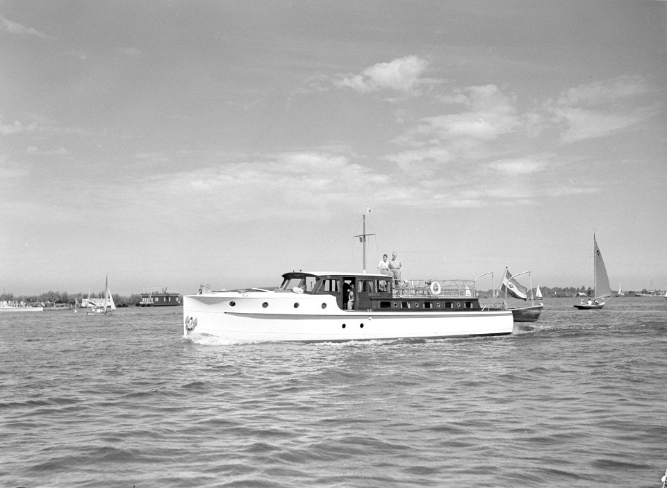 Kajuitjacht Zenith van Wim Nijman op de Kaag, Bestanddeelnr 190-1314