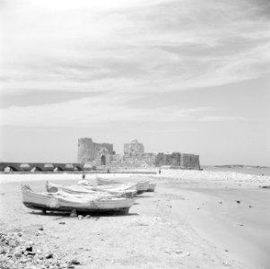 Kalaat al Bahr, fort aan de kust bij Saida, Bestanddeelnr 255-6282
