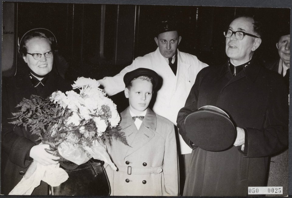Kapitein Ragnar Ahlberg, commandant van het Leger des Heils in Finland, en thans, Bestanddeelnr 050-0025