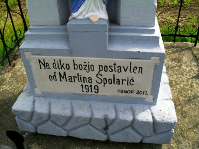 Kajkavski nadpisek na Spolaricevemu krizu, Lapicina