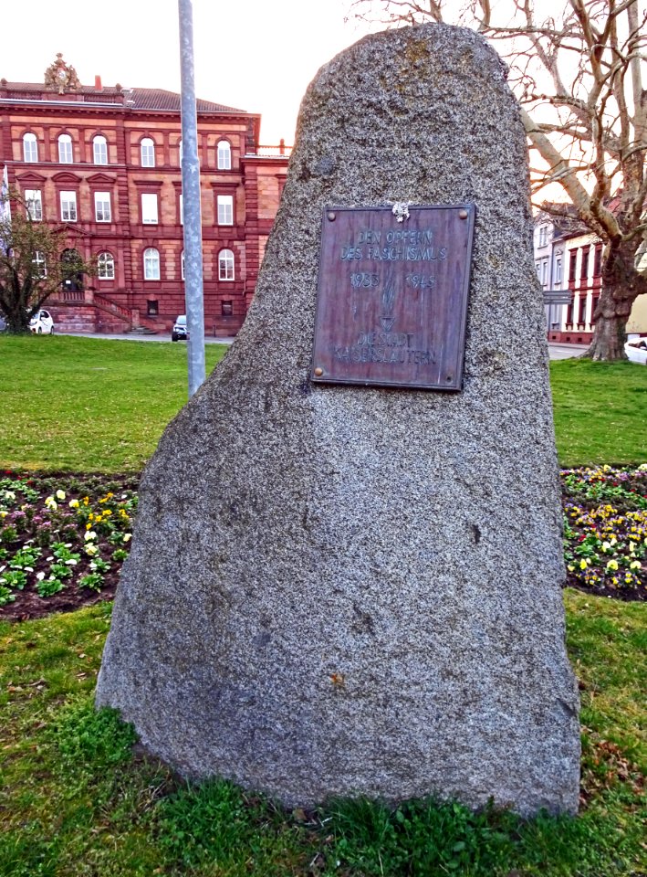 Kaiserslautern Gedenktafel Opfer des Faschismus 1