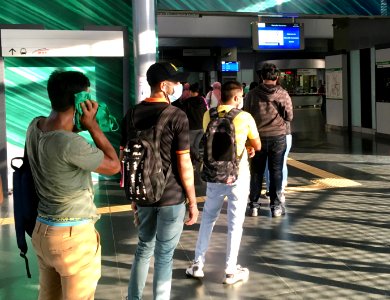 Kajang Line Semantan Station Covid-19 1 photo