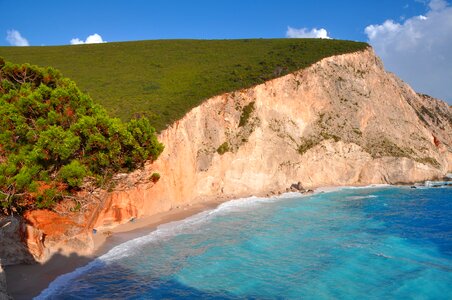 Nature landscape lefkada island-greece photo