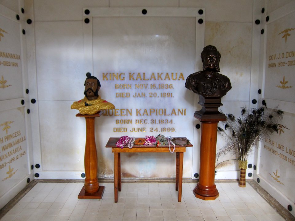 Kalakaua Crypt at the Royal Mausoleum of Hawaii