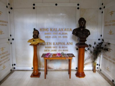 Kalakaua Crypt at the Royal Mausoleum of Hawaii photo