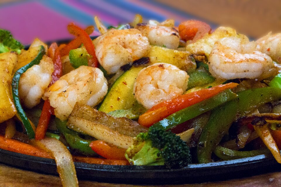 Shrimp seafood mexican food