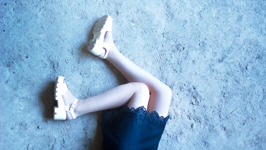 On the floor lips land