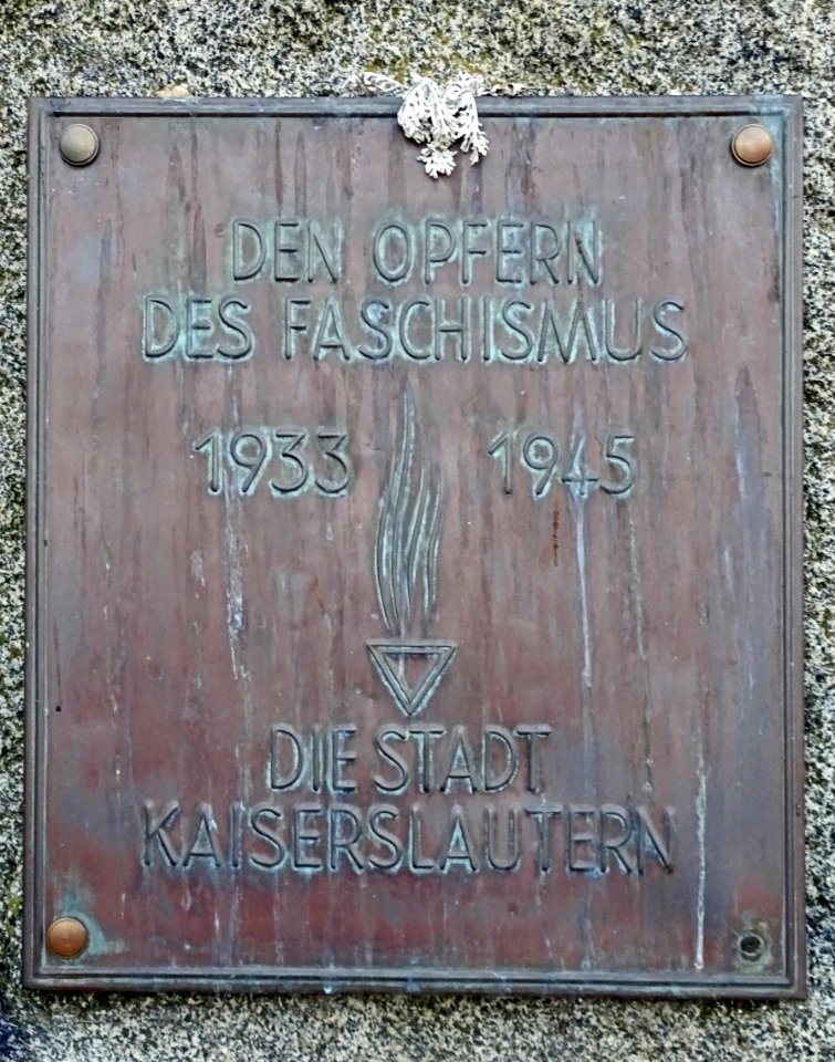Kaiserslautern Gedenktafel Opfer des Faschismus 2