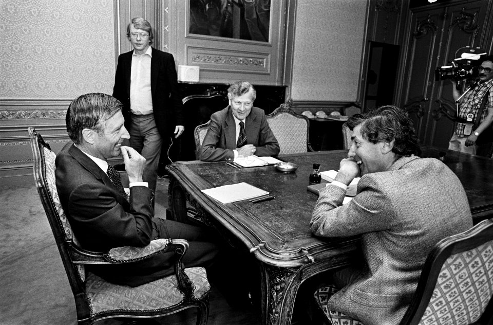 Kabinetsformatie informateurs Lubbers en De Koning ontvingen CDA-fractieleider , Bestanddeelnr 931-5213