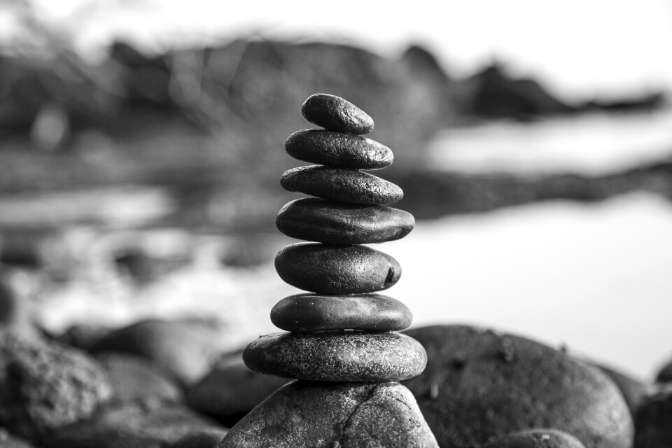 Patience stone nature