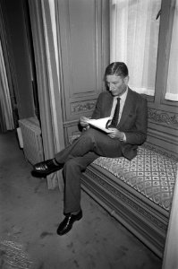 Kabinetsinformatie 1981 18, 19 v.l.n.r. Van Thijn , Den Uyl , Lubbers en Terlo, Bestanddeelnr 931-6032