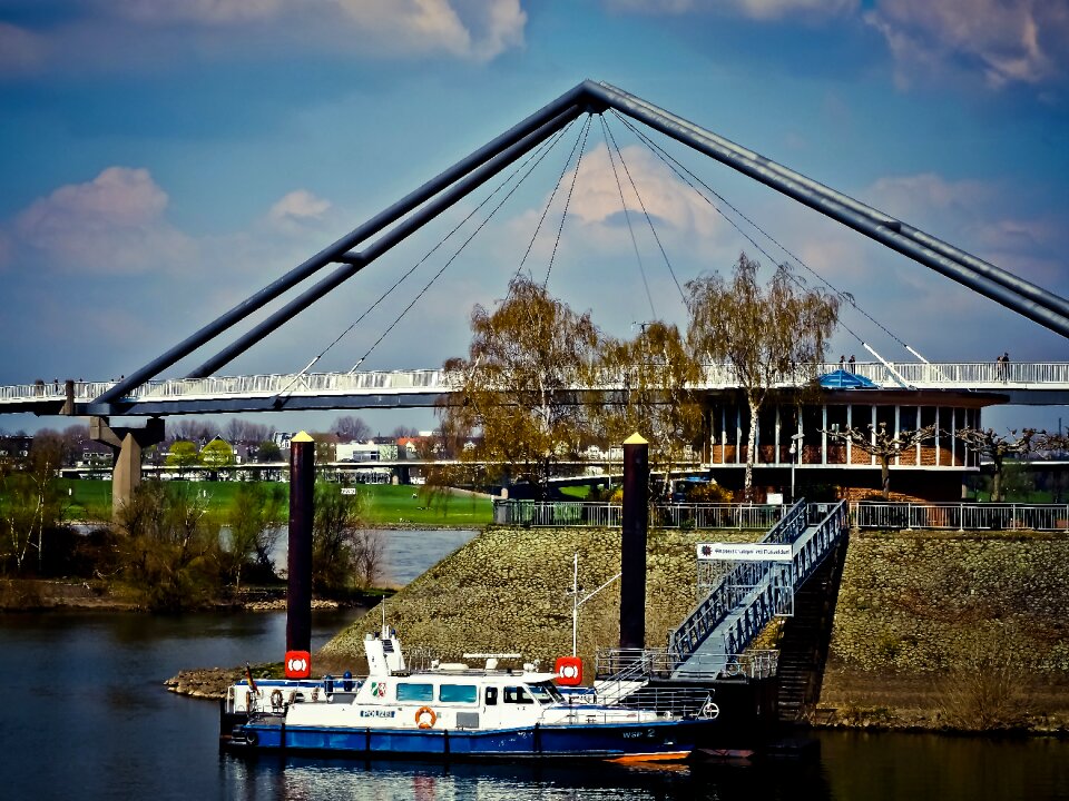 Ship marina water
