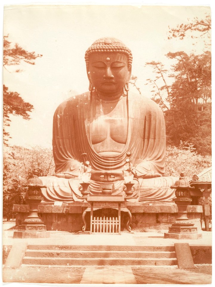 Kamakura Daibutsu by Adolf de Meyer 1890's
