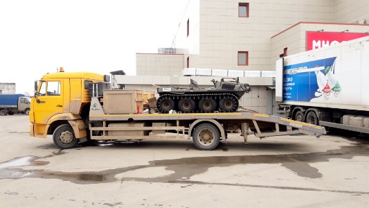 KamAZ 4308 flatbed tow truck with ARGO 750 HDi