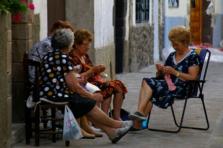 Needlework women age