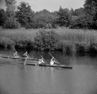 Kampioenschap van Nederland Kano 10000m Heren op Twenthekanaal te Eefde Lagran, Bestanddeelnr 915-3164