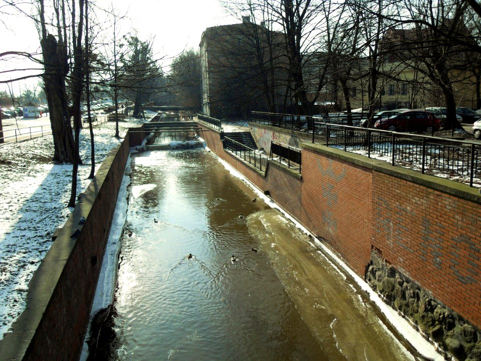 Kanał Raduni na Targu Rakowym w Gdańsku