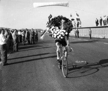 Kampioenschap van Nederlandse wielrenners van Zandvoort S. Verhoef , Rotterdam, Bestanddeelnr 907-2283