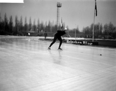 Kampioenschap van Nederland schaatsen lange baan Jaap Edenbaan Rudi Liebrechts, Bestanddeelnr 913-6272