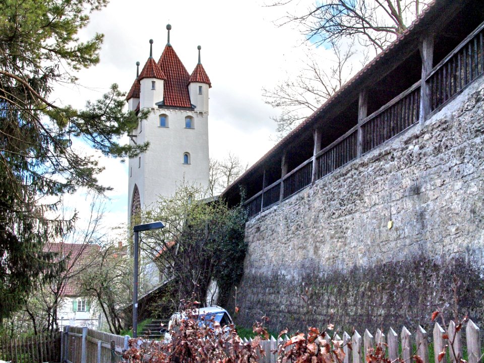 Kaufbeuren, Stadtmauer Fuenfknopfturm (2)