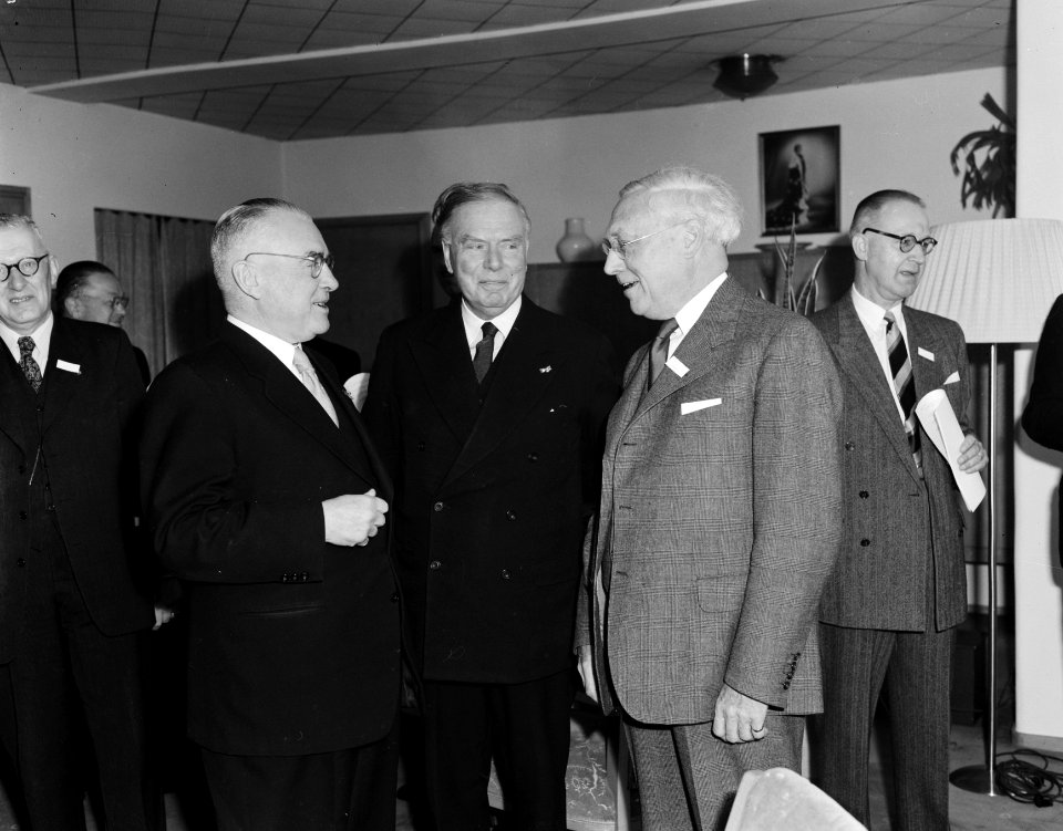 Kamer van Koophandel Rotterdam 150 jaar Clar. Hunter, Mr. van der Mandele, Korte, Bestanddeelnr 905-7087