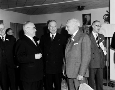 Kamer van Koophandel Rotterdam 150 jaar Clar. Hunter, Mr. van der Mandele, Korte, Bestanddeelnr 905-7087
