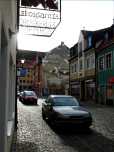 Kaufbeuren, Ledergasse Blick auf Bauluecke 1
