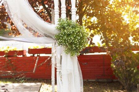 Ceremony pergola flower