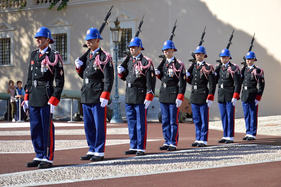 Changing of the guard monaco palace of monaco