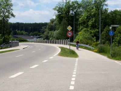 Kaufbeuren Wertach-Bruecke Buronstrasse