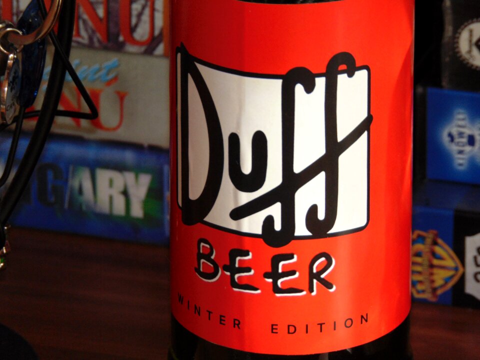 Duff duff beer simpson family