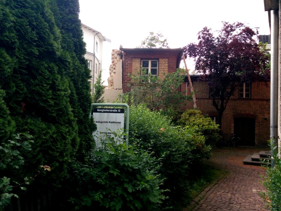 Kaufbeuren, Abriss Ganghoferstrasse 14 (02)