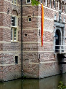 Kasteel Wijchen 03, aansluiting poortgebouw aan westvleugel