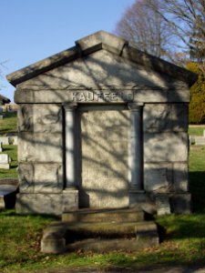 Kauffeld mausoleum, South Side Cemetery, 2020-12-10, 01