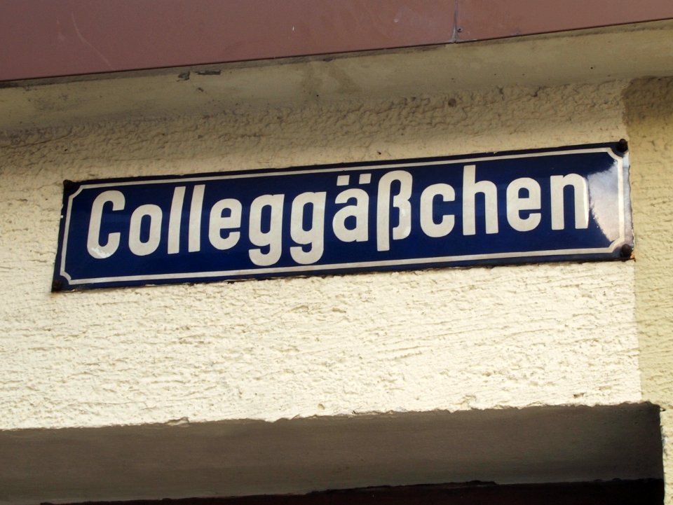 Kaufbeuren, Colleggaesschen Schild