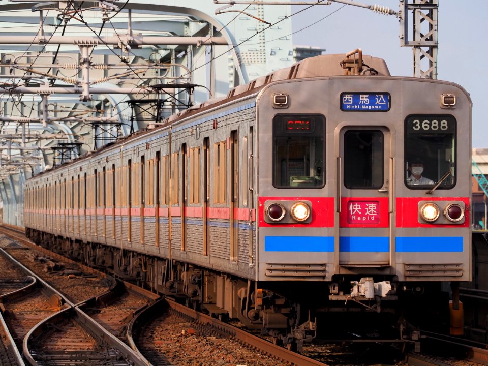Keisei Series3600 3688 Rapid in Yahiro