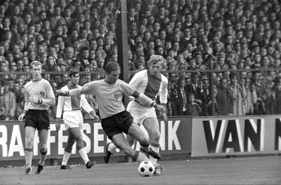 Keizer (rechts) in duel met Somer, Bestanddeelnr 921-6040