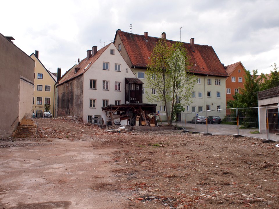 Kaufbeuren Ledergasse Baulücke