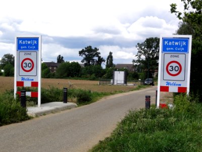 Katwijk (Cuijk) welcome sign