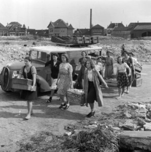 Katwijk aan Zee, badgasten, voedsel, transporten, Bestanddeelnr 900-8129