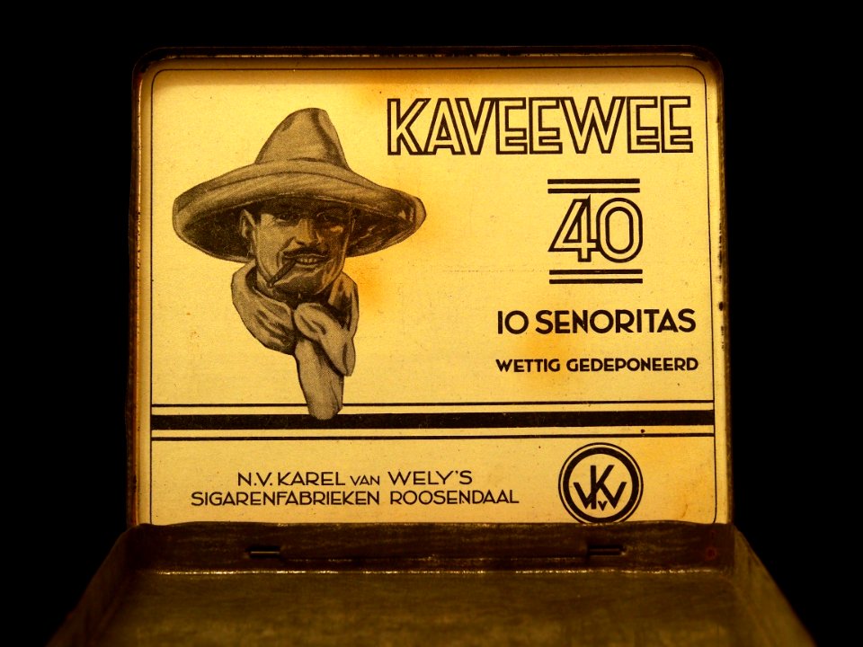 KaVeeWee 40, 10 senoritas, sigarenblik, foto 4