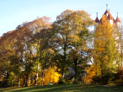 Kaufbeuren, Fünfknopfturm Herbst
