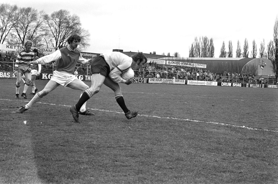 Keeper Griever (Heerenveen) in actie, Bestanddeelnr 925-5519