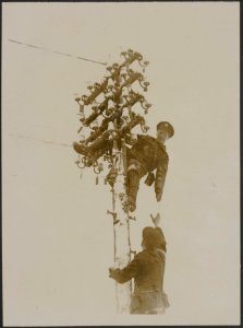 Keeping up communication in France. The heavy snow has brought many lines down, , Bestanddeelnr 158-1840