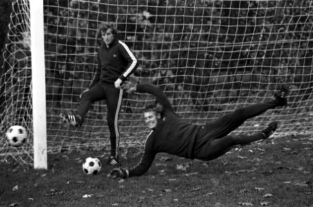 Keeper Schrijvers, op de achtergrond Keizer, Bestanddeelnr 926-8243