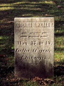 Kelley (Edward H.), Bethel Cemetery, 2015-10-15, 01