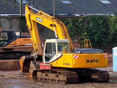 Kato HD820lc at Delft, The Netherlands